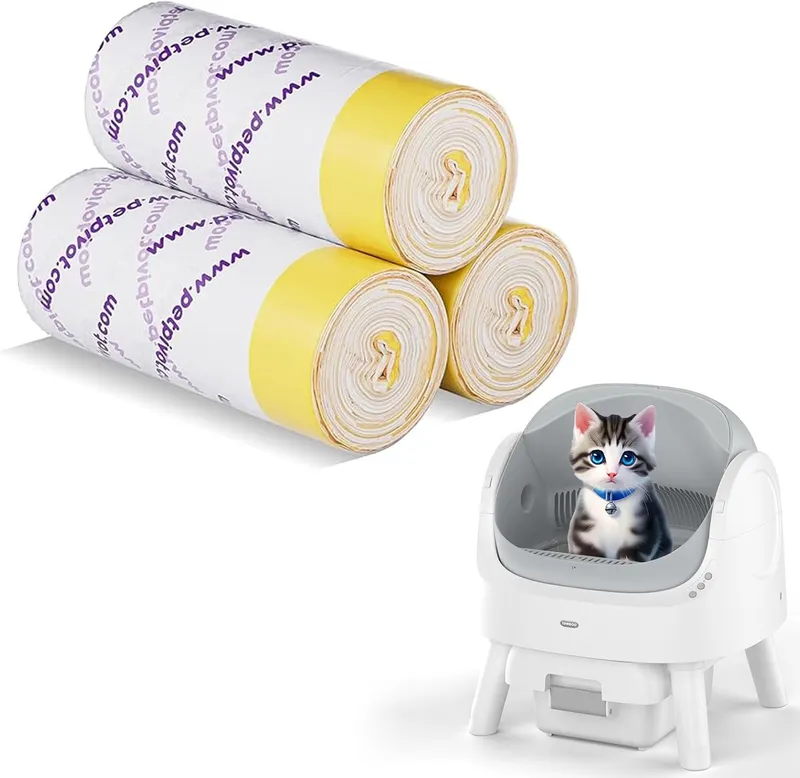 Teweoa 60 Count Litter Box Liners Bags